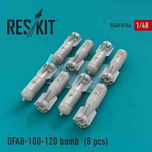 Bombas ResKit RS48-0156 1:32 OFAB-100-120 (8 piezas) modelo de plástico Su, MiG, Yak, Jak - Imagen 1 de 7
