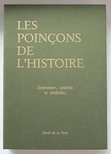 LES POINCONS DE L'HISTOIRE SLIPCASED BOOK INVENTION MEDICINE BLACK PROOFS 1990 - Picture 1 of 6