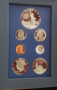 1986 Prestige Proof Set US Mint Complete Original Box CoA - Picture 1 of 5