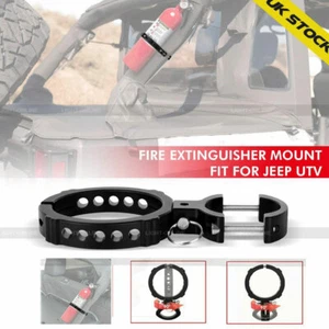 Fire Extinguisher Mount Holder Bracket Offroad For JEEP UTV ATV Roll Cage Bar - Foto 1 di 10