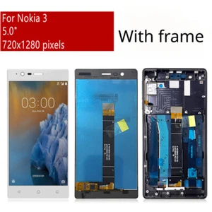 Pantalla LCD Pantalla Táctil Digitalizador Con Marco Repuesto Para Nokia 3 N3 TA-1032 - Imagen 1 de 4