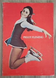 Vintage 1972 Peggy Fleming Souvenir Tour Program & Ticket Stub Magazine - Picture 1 of 2