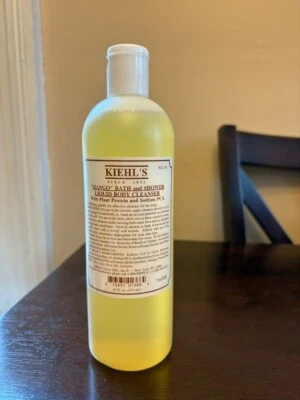 Limpiador corporal líquido para baño y ducha Kiehl's MANGO 16 oz RARO DIFÍCIL DE ENCONTRAR sin sellar Foto 1 de 4