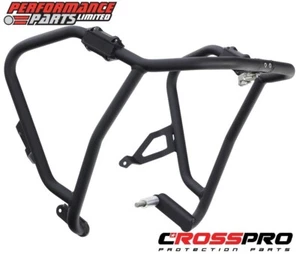 Yamaha Tracer 7 / GT 2023 23 CrossPro Matt Black Aluminium Crash Bar Kit - Picture 1 of 8