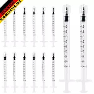 TRUEIN 14 Stück Dosierspritze, 1Ml Spritzen Set Ohne Nadeln, Spritze Luer Lock, - Bild 1 von 7