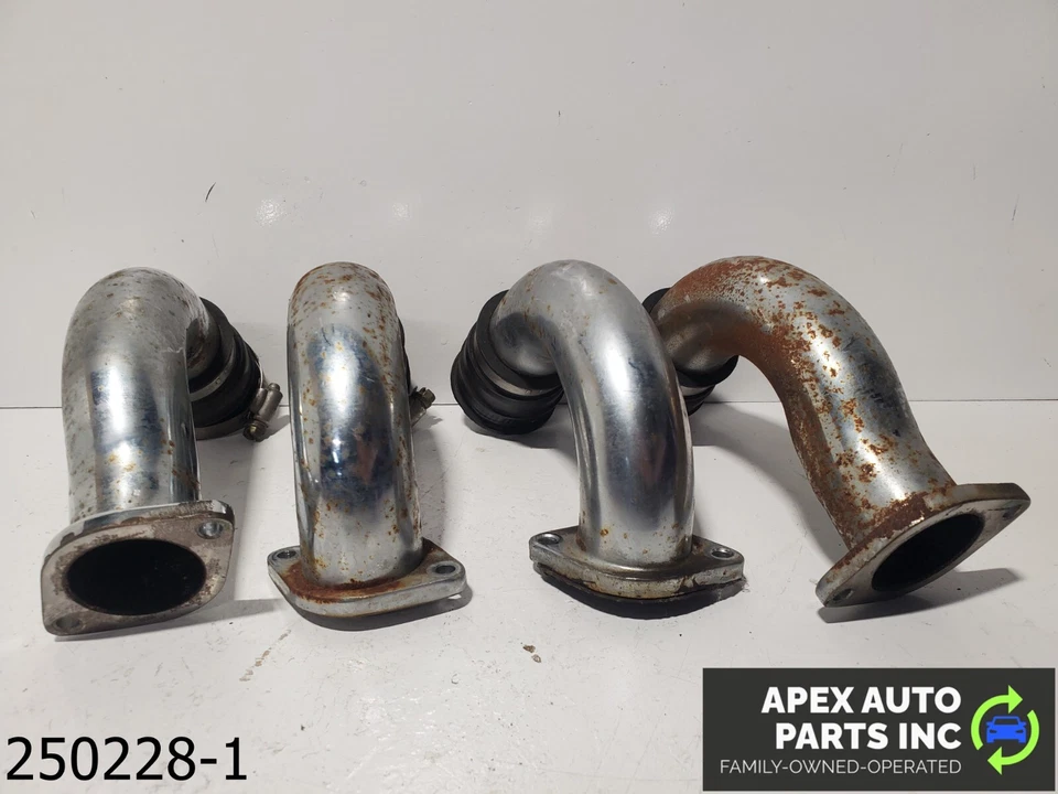 Tubo de admisión cromado OEM 1991-1995 Alfa Romeo 164 L 3,0 L en forma de U Foto 1 de 4