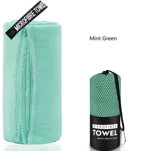 Camping Towels Super Absorbent Fast Drying Microfiber Travel Towel Quick Dry Ult - Picture 1 of 26
