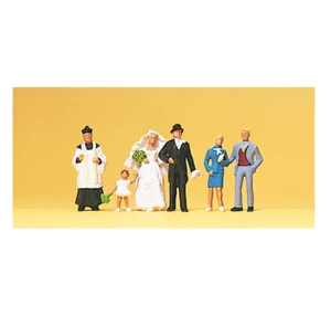 Grupo de bodas católicas Preiser 10058 (juego de 6 figuras) calibre OO/HO - Imagen 1 de 1