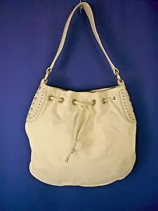 DONALD PLINER ITALY Beige Snake Embossed Leather NWT Large Shoulder Hobo Bag - Picture 1 of 7