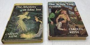 Lot of 2 NANCY DREW MYSTERY STORIES WITCH TREE SYMBOL BOOK Mystery at Lilac Inn - Picture 1 of 8