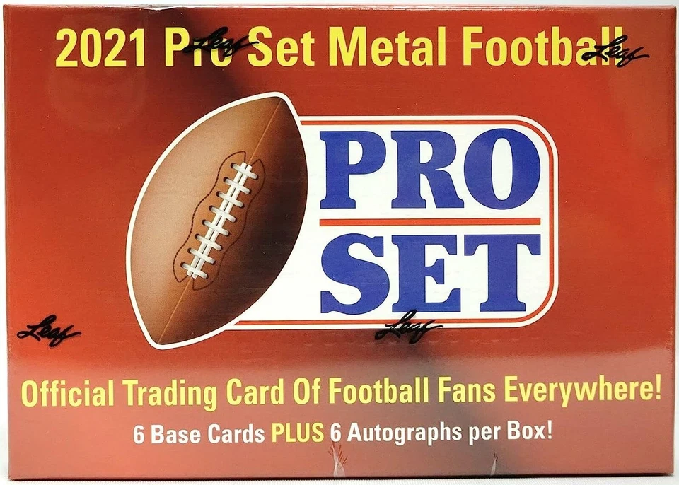 2021 Panini Leaf Pro Set Metal Factory Sealed Hobby Box - 6 Autos Per Box Avg - Image 1 of 1