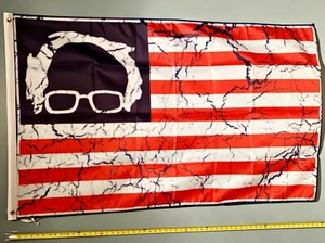 Bernie Sanders FLAG FREE USA SHIP Democrat USA Face Poster 2024 Burn Sign 3x5' - Picture 1 of 1