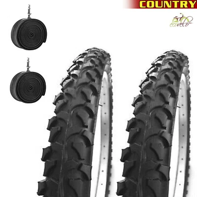 2 COPERTONI 26 x 2.125 + CAMERE PNEMATICI MTB BICI 57-559 MOUNTAIN BIKE 26 GOMME