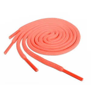 Round Coloured Shoe Laces 30+ Colours Shoelaces Football Boots Trainer Hiking - Picture 1 of 68