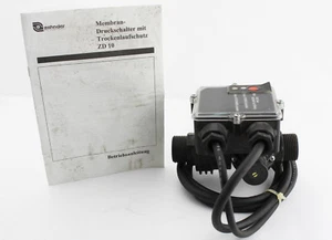 Interruptor de presión de membrana TEENDER ZD10 con protección contra funcionamiento en seco - Imagen 1 de 3