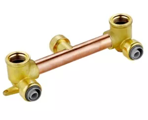 SmarteX-P 150mm Brass Right Angled Shower Breech #45 - in stock - Bild 1 von 3