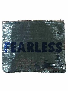 Disney Frozen Blue Flip Sequin Fearless Makeup Bag Elsa Purse Handbag Clutch - Picture 1 of 2