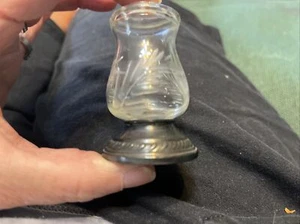 Coctelera de sal/pimienta ponderada de plata esterlina Quaker Silver Co 703 - Imagen 1 de 5