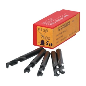 Dormer A1207.6 HSS machine drill DIN 1897 RN 7.6mm (5pcs) New NFP - Picture 1 of 7