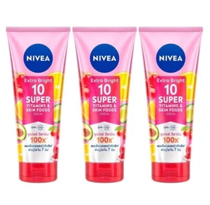 3x NIVEA Extra Bright 10 Super Vitamin & Skin Foods Serum reduziert dunkle Flecken 520ml - Bild 1 von 5