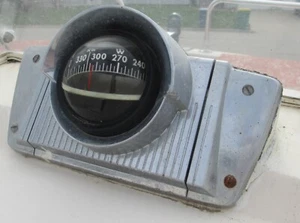 VINTAGE AQUAMETER ART DECO KOMPASS SEA SPRITE BOOT MARINE CUSTOM MOUNT RETRO - Bild 1 von 7