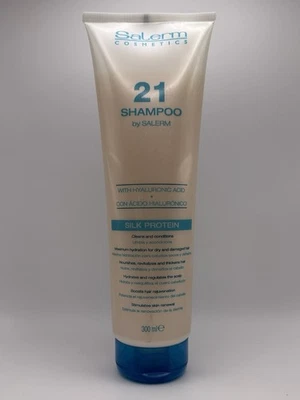 Salerm 21 Shampoo Silk Protein with Hyaluronic Acid- 300 ml 10.8 oz - Image 1 of 2