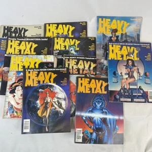 Heavy Metal Magazin 1984 - 10 Ausgaben Lot - ordentlicher Zustand, - Bild 1 von 12