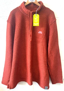 Weird Fish, Jumper, Rust Orange, Men's UK 2XL, BNWT - Picture 1 of 6