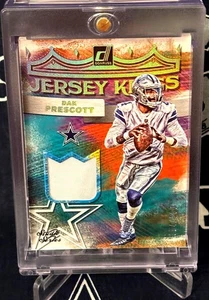 2022 Panini Donruss JERSEYS KINGS Holo Dallas Cowboys DAK PRESCOTT Game JERSEY # - Picture 1 of 10