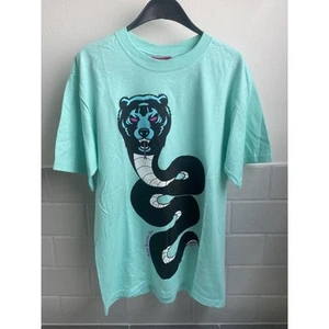 Mishka Snake Medusa tee Death Adder tee Streetwear Teal Seafoam Green - Picture 1 of 1