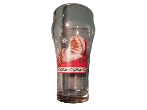 VINTAGE COCA-COLA WEIHNACHTSMANN WEIHNACHTEN URLAUB SOUVENIR GETRÄNK GLAS SAMMLERSTÜCK - Bild 1 von 8
