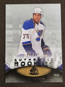 Gioco SP 2010-11 Edizione Usato Autentico Rookies /699 Ryan Reaves #135 Rookie RC - Foto 1 di 3