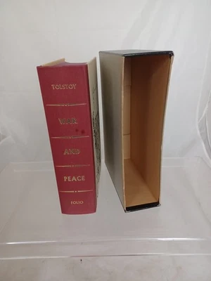 1978 War and Peace- Leo Tolstoy Folio Society Foto 1 de 4