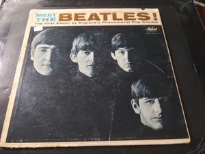 Meet The Beatles! POOR TO LOW GRADE 2nd Press Mono T-2047 Capitol LP Record 1964 - Imagen 1 de 6