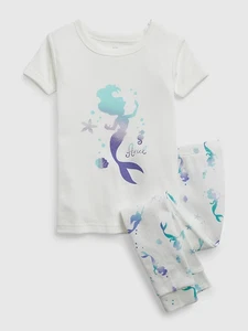 NWT SEALED - PAJAMA SET - 3T -GAP Disney Little Mermaid Ariel Gap - OFF WHITE - Picture 1 of 5