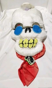 Halloween Classic Vintage 1996 Goosebumps Curly Skeleton Hanging Plush Pillow - Picture 1 of 11