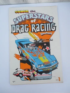 Superstars of Drag Racing Malbuch mit Bügeltransfer, 1977 Super Press - Bild 1 von 14