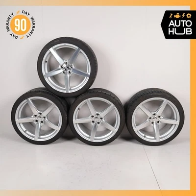 Mercedes R230 SL500 9 / 10 x 20 20" Wheel Rims Tire Set Staggered Voxx Feather - Image 1 of 4