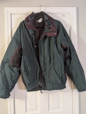 Vintage Columbia Bugaboo Men’s L Green Burgundy 3 in 1 Interchange Ski Jacket... - Image 1 of 4
