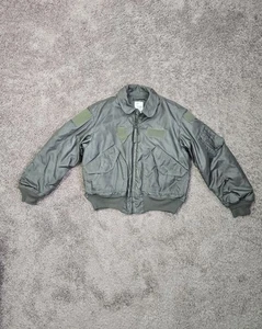 Chaqueta de Vuelo CWU-45/P Clima Frío Talla Grande Militar Bombardero Verde Flyer's - Imagen 1 de 11