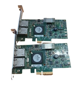2 X DELL Broadcom 5709 NetXtreme II DP GIGABIT NIC CARD 0G218C G218C HIGH PROF - Picture 1 of 4