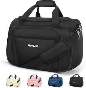 Underseat Carry on Luggage Lightweight Travel Tote Weekender Bag Overnight Duffl - Picture 1 of 12