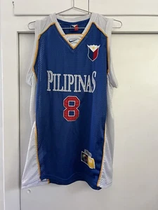 ASI TAULAVA ROOKIE AUTH PILIPINAS BASKETBALL JERSEY PHILIPPINES #8 FIBA - Picture 1 of 6