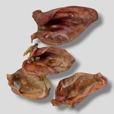 Getrocknete Schweineohren Kauartikel Hundesnack Hundefutter Kausnack - Bild 1 von 4