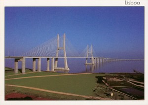 Lisbon. Vasco da Gama bridge (M J B, no. LX50)
