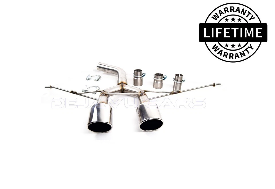 R32 R20 look d'échappement sport en acier inoxydable pour VW Golf 5 et Golf 6 - Photo 1/4