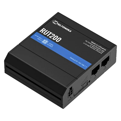 Roteador Industrial Teltonika RUT200 4G LTE Dual SIM VPN - Imagem 1 de 4