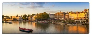 Aluminium Wall Art, Metal Poster 28cm x 10cm - Richmond on The Thames - Picture 1 of 2