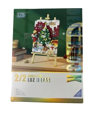 LOZ Creative Ideas Mini Nano Building Blocks 1283 Christmas Easel 667pcs - Image 1 of 4