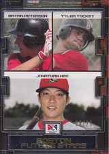 2008 TRISTAR Prospects Plus Yellow #148 Bryan Peterson Tyler Yockey/Hee /25